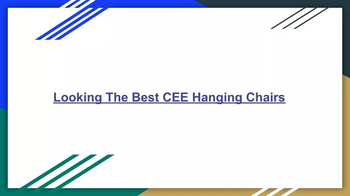 looking the best cee hanging chairs