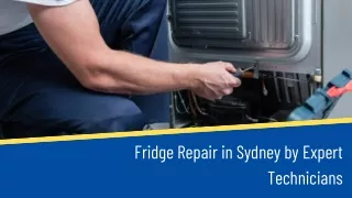 Fridge Repair in Sydney by Expert Technicians