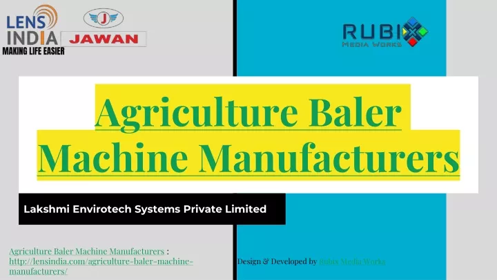 agriculture baler machine manufacturers
