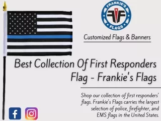 Best Collection Of First Responders Flag - Frankie's Flags