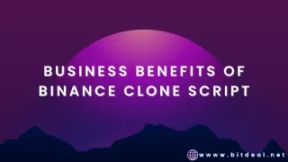 business benefits of business benefits of binance
