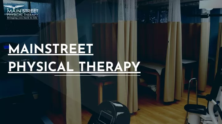 mainstreet physical therapy