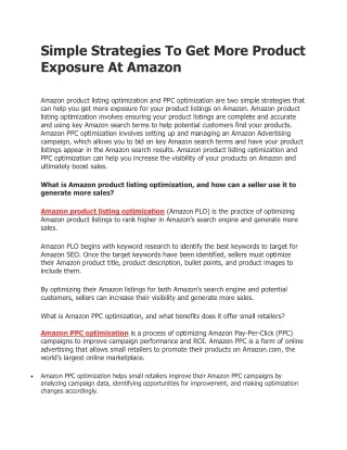 simple strategies to get more product exposure