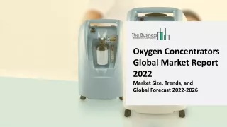 oxygen concentrators global market report 2022