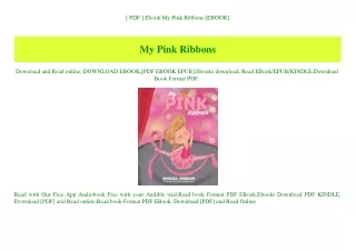 [ PDF ] Ebook My Pink Ribbons [EBOOK]