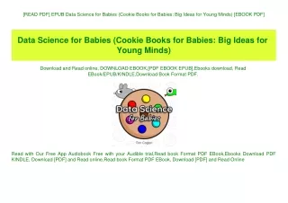 [READ PDF] EPUB Data Science for Babies (Cookie Books for Babies Big Ideas for Young Minds) [EBOOK PDF]