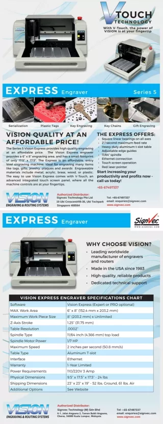 Express S5 Engraver Machine
