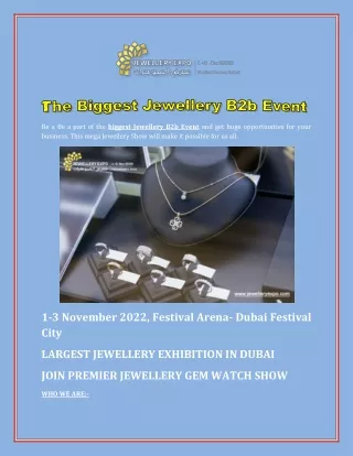 The Biggest Jewellery B2b Event
