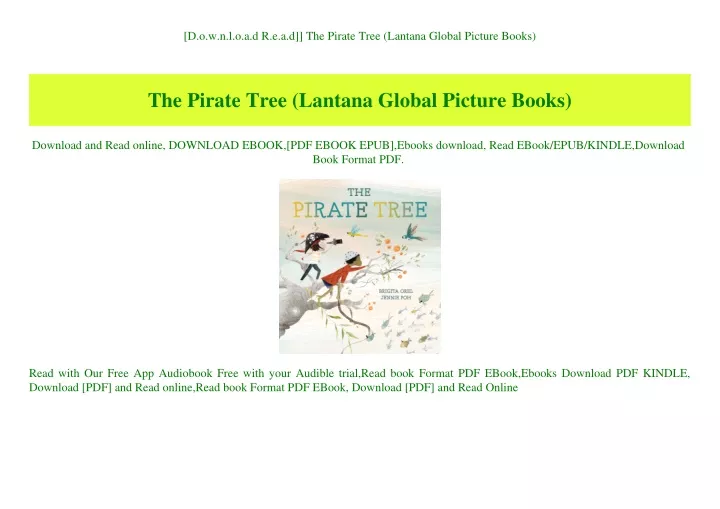 d o w n l o a d r e a d the pirate tree lantana