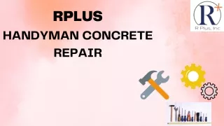 RPlus concrete repair