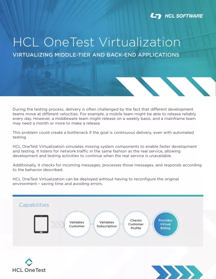 hcl onetest virtualization virtualizing middle