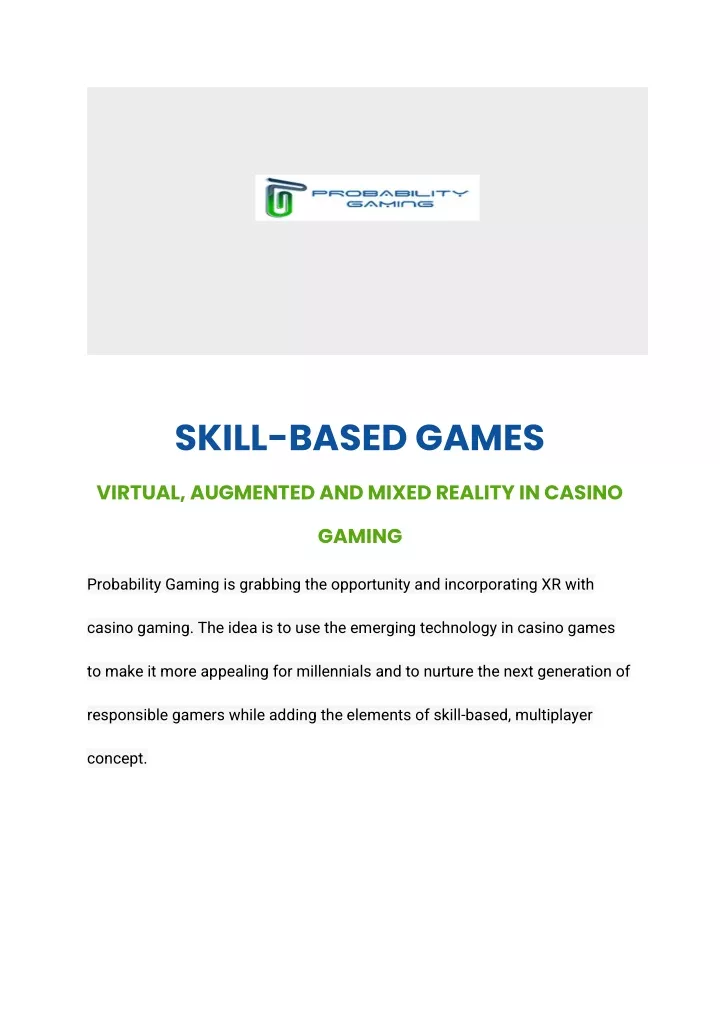 skill based games