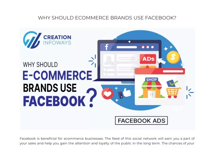 why should ecommerce brands use facebook