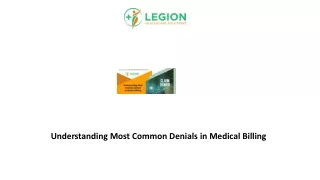 understanding most common denials in medical