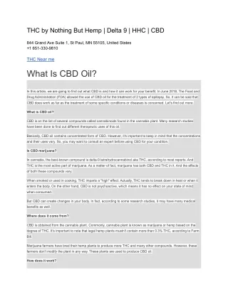 thc by nothing but hemp delta 9 hhc cbd