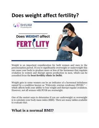 Does weight affect fertility