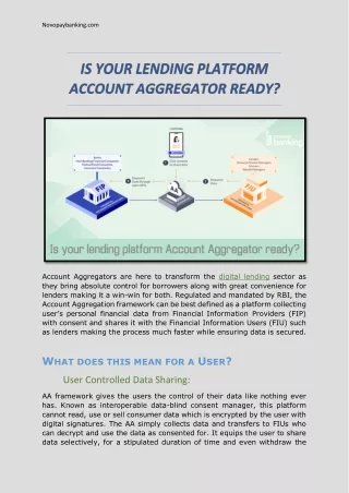 Is your lending platform Account Aggregator ready?
