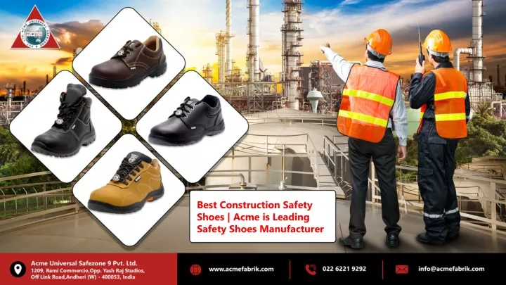 best construction safety shoes acme is leading