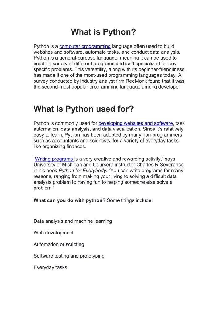 PPT - What is Python PowerPoint Presentation, free download - ID:11758614