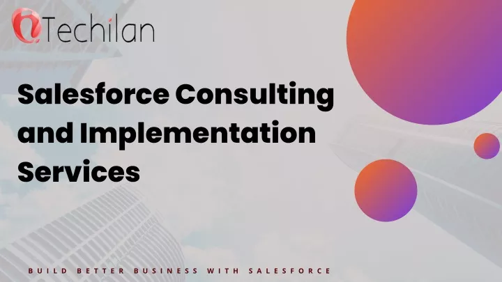 salesforce consulting and implementation services