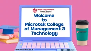 Best College in Varanasi - Microtek Group of Institutions