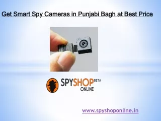 Get Smart Spy Cameras in Punjabi Bagh at Best Price