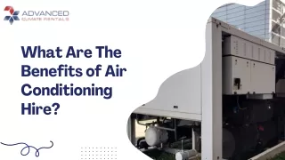What Are The Benefits of Air Conditioning Hire