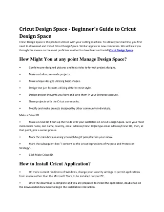 Cricut Design Space - Beginner's Guide to Cricut Design Space 2