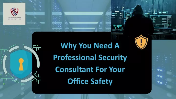 why you need a professional security consultant