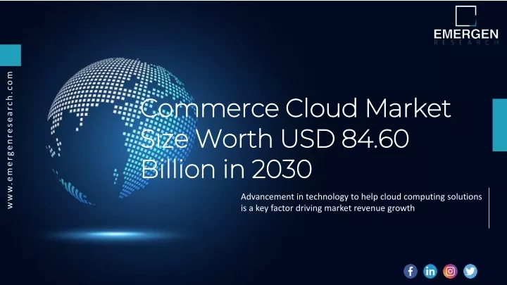 commerce cloud market size worth