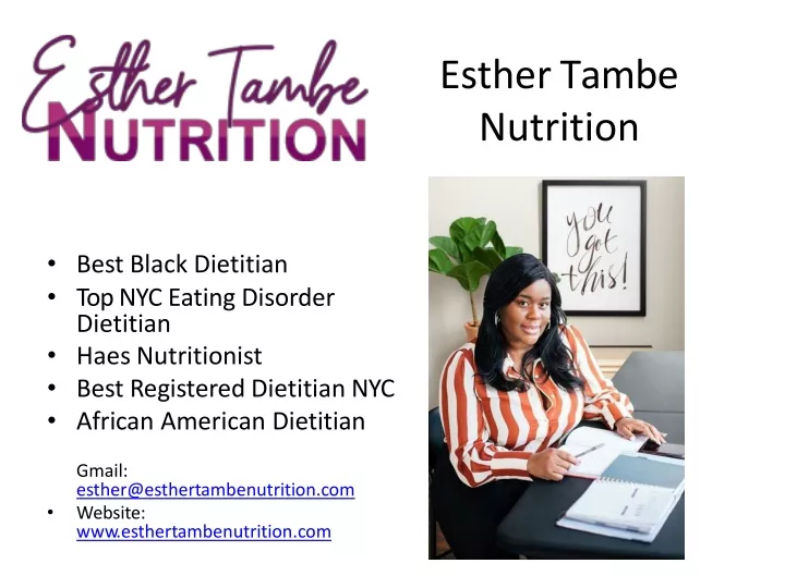 esther tambe nutrition