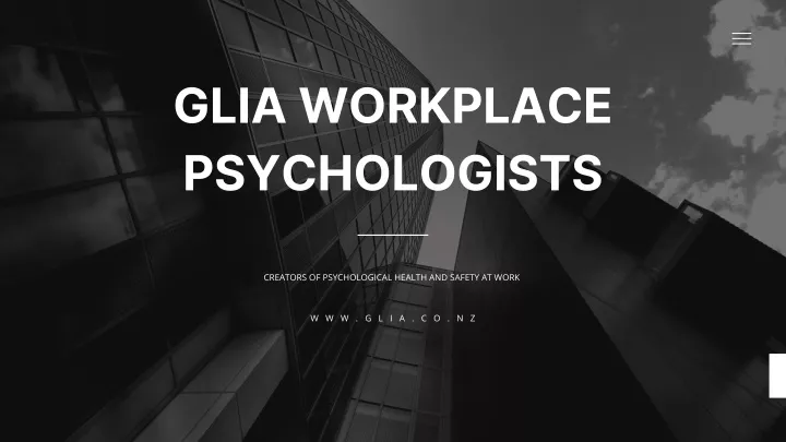 glia workplace psychologists