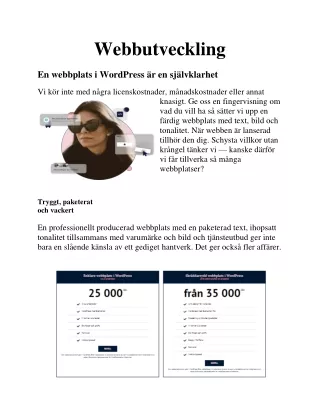 webbutveckling