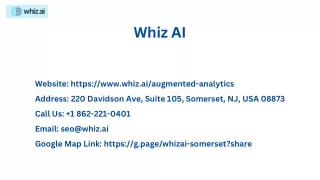 Augmented analytics | Whiz AI