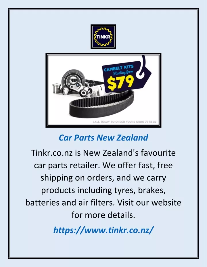 car parts new zealand