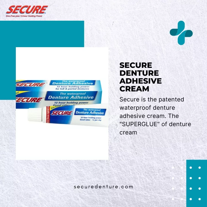secure denture adhesive cream secure
