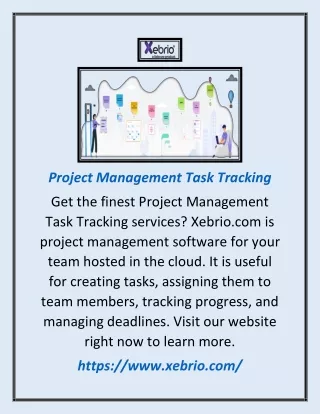 project management task tracking