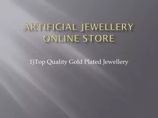 Artificial Jewellery online store