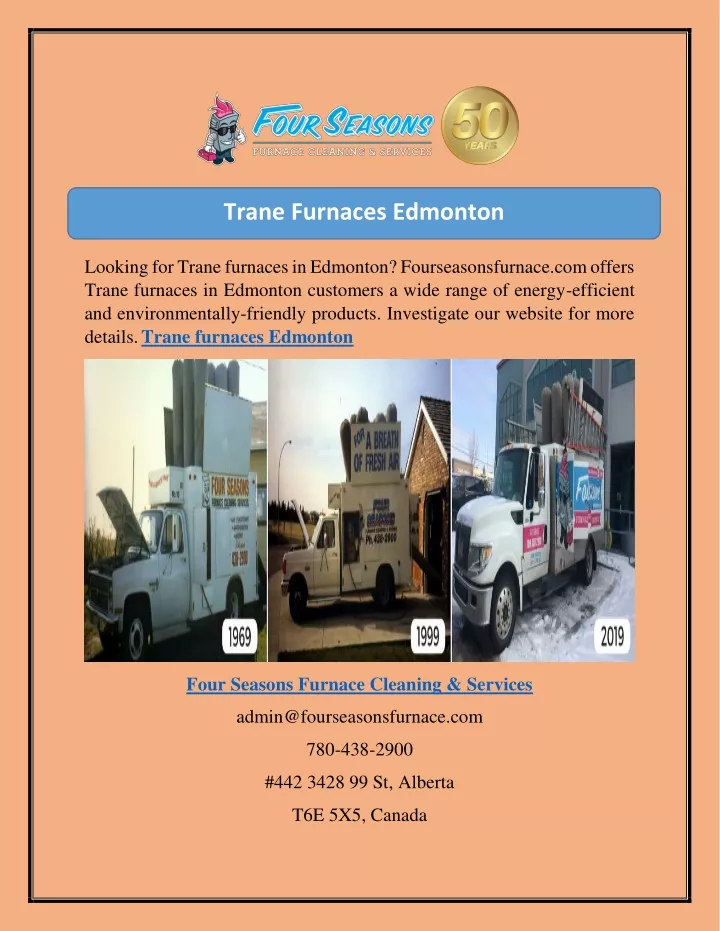 trane furnaces edmonton