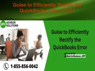 guise to efficiently rectify the quickbooks error 12157