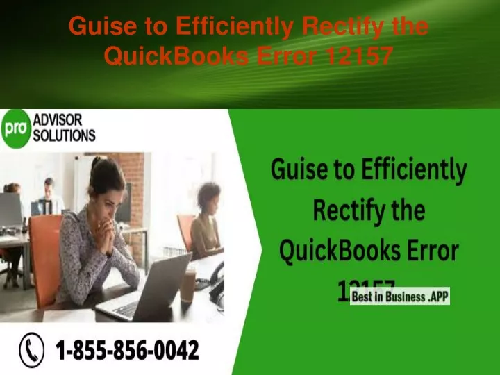 guise to efficiently rectify the quickbooks error 12157