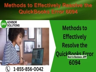 methods to effectively resolve the quickbooks error 6094