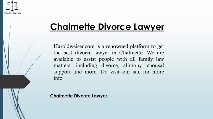 chalmette divorce lawyer