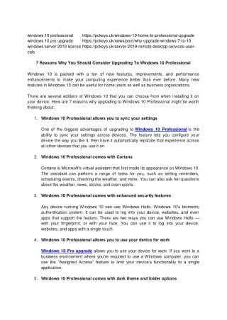 windows 10 professional windows 10 pro upgrade