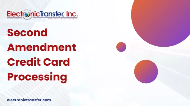 second amendment credit card processing