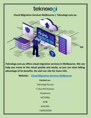 Cloud Migration Services Melbourne | Teknologi.com.au