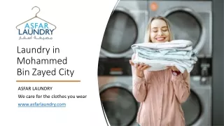 Laundry in Mohammed Bin Zayed City​