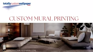 custom mural printing