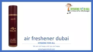air freshener dubai