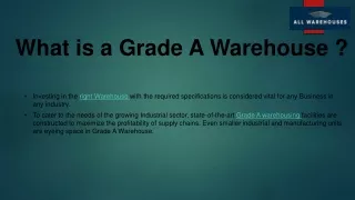 what is Grade-A-Warehouse